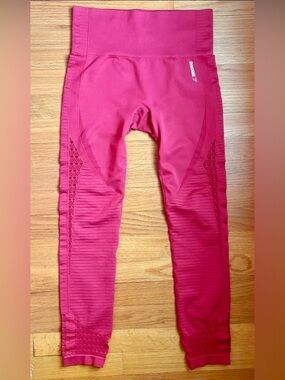 Gymshark Energy Seamless Cropped Leggings Pink